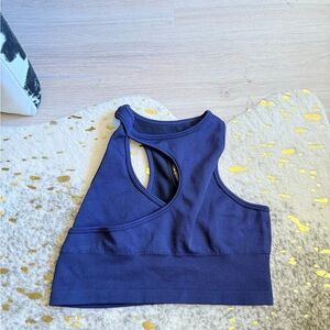 Navy Blue Sports Bra